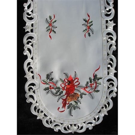 Sinobrite Sinobrite H9148-E Cardinal Round Doily; 8 in. H9148/E(008)